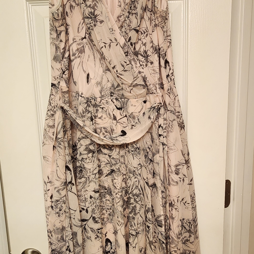 Tommy Hilfiger Floral Faux Wrap Dress